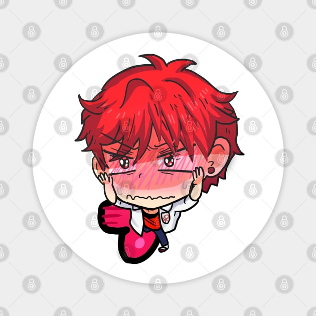 Gekkan Shoujo Nozaki kun! Mikorin flustered heart Magnet by Angsty-angst